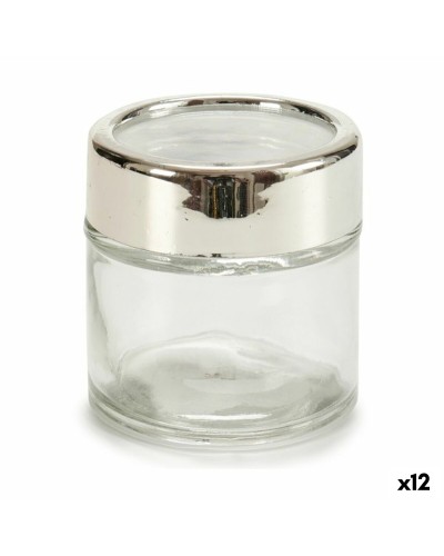 Tin Transparant Kristal Plastic 80 ml 6,2 x 6,2 x 6,2 cm (12 Stuks)