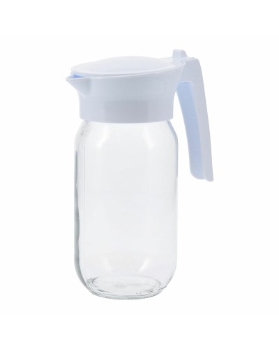 Kruik Excellent Houseware Wit Transparant Kristal 1 L