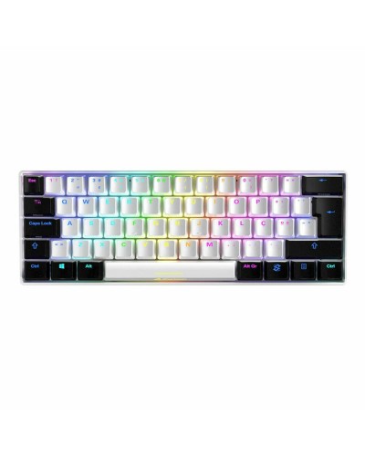 Sharkoon SGK50 S4 Mechanical Keyboard White Spanish QWERTY - Gaming & Office
