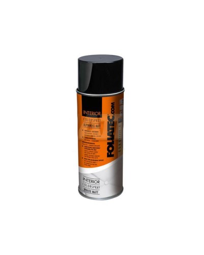Foliatec Pintura en Spray 400ml Negro Mate - Pintura para Coche Moto Universal
