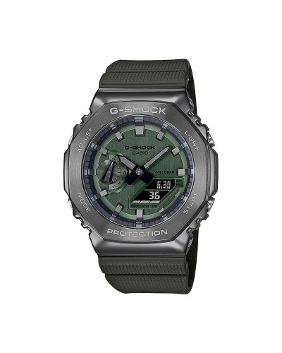 Casio G-Shock OAK Métal Vert : Montre Homme Résistante Ø 44.5mm
