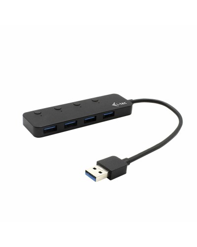 i-Tec Hub USB 3.0 4 Puertos Carga Rápida - Perfecto para PC y Portátiles
