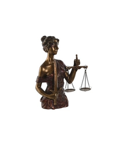 Figura Decorativa Home ESPRIT Cobre 24,5 x 14 x 33,5 cm