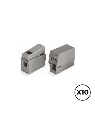 Conector rápido Wago 8 x 20,4 x 15,5 mm 2,5 mm Conexiones x 2 (10 Unidades)