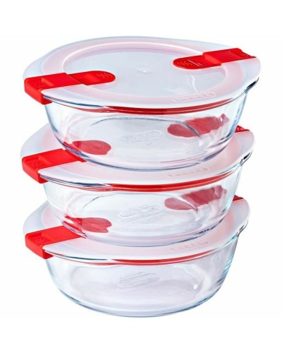 Food Preservation Container Pyrex Cook & Heat 1,1 L Transparent 3 Pieces