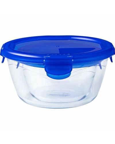 Set de Recipientes de Cocina Herméticos Apilables Pyrex Azul 0,7 L 3 Piezas