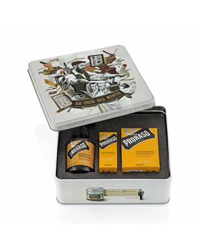 Ensemble pour le Soin de la Barbe Proraso Wood & Spice 3 Pièces