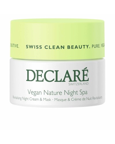 Revitalising Cream Mask Vegan Nature Night Spa Declaré 50 ml 1 L