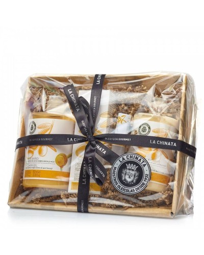 Kosmetik-Set La Chinata Honey Cosmetic Basket 4 Stücke