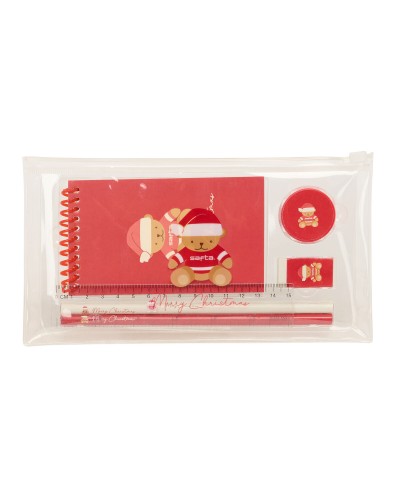 Necessaire Safta Rosso 22,5 x 10,5 x 1 cm