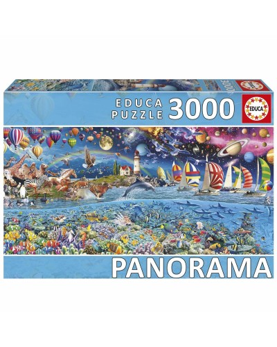 Pussel Educa Panorama de la Vida 3000 Delar