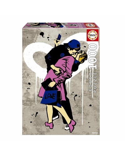 Puzzle Educa EL BESO, CHICO DE LA TELEVISIÓN 1000 Pieces