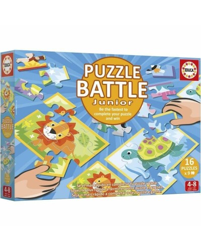 Puzzle Educa Battle Jr Animales 144 Pieces