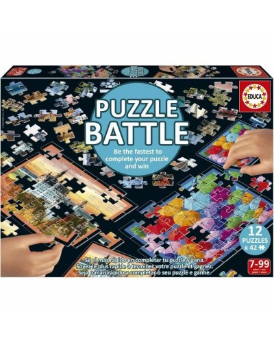 Puzzel Educa Battle Travel 42 Onderdelen (12 Stuks)
