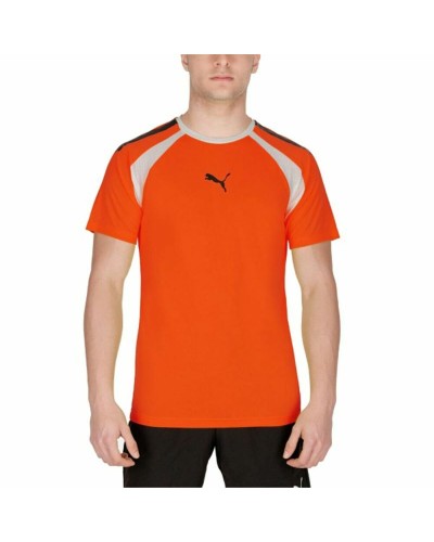 Puma TeamLIGA Maglia Uomo: Manica Corta, Arancio, Traspirante - Allenamento/Sport
