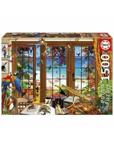 Puzzle Educa Ventana del Observador de Aves 1500 Pieces