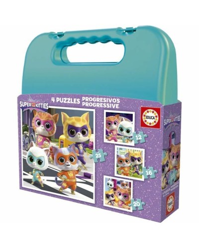 Puzzle Educa SuperKitties 12 Pieces 16 Pieces 20 Pieces 25 Pieces