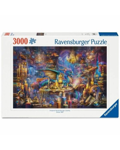 Puzzle Ravensburger Dragon's Library 3000 Piezas