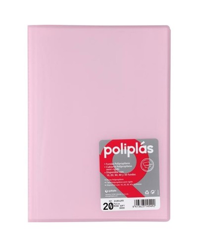 Classificatore Documenti Grafoplas POLIPLÁS Rosa A4 (8 Unità)