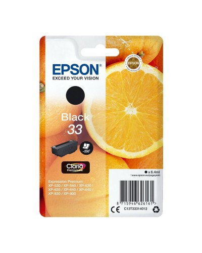 Original Tintenpatrone Epson T3331 Schwarz