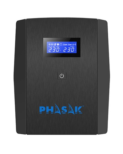 Keskeytymätön Virtalähdejärjestelmä Interaktiivinen Järjestelmä UPS Phasak PH 7312 1260 VA