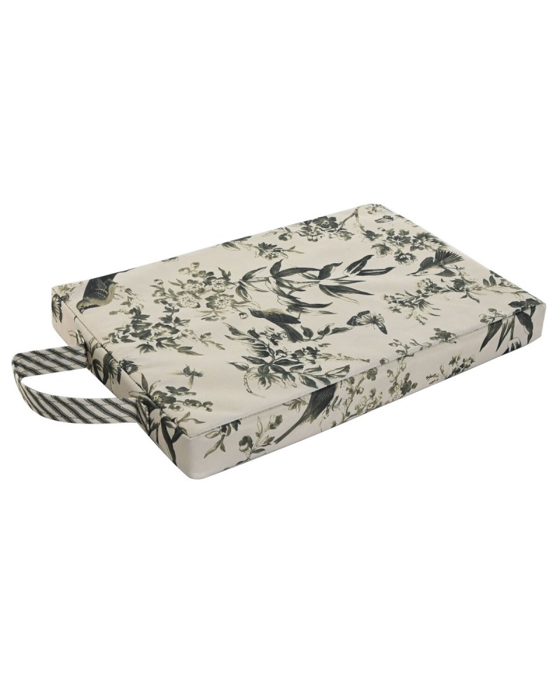 Cuscino da Pavimento ESPRIT Verde Beige 40x25x4cm, Cotone Poliestere, Comfort Casa