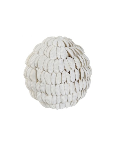 Dekorationsboll Home ESPRIT Vit 9 x 9 x 9 cm