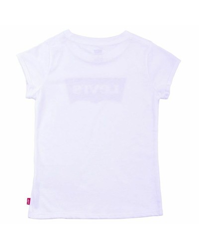 Levi's Camiseta Niño Batwing Blanca - Manga Corta Algodón
