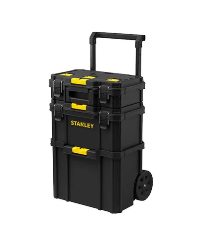 Caja de Herramientas Stanley de Metal y Plástico Antigolpes, Ideal para Uso Profesional y Bricolaje.
