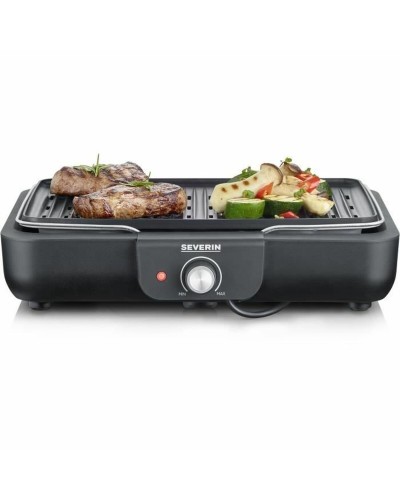 Severin 8556 tragbarer Grill: Langlebigkeit durch Edelstahl und leichtes Aluminium
