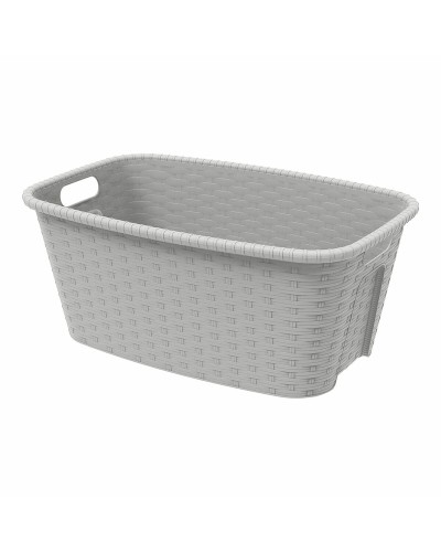 Panier à linge MDX : Panier en polypropylène, 59,5 x 39,5 x 25 cm, Résistant et Hygiénique
