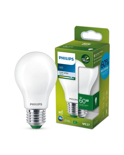 Ledlamp Philips Ultra Efficient Led Classic 4 W 60 W E27 840 lm Wit (4000 K)