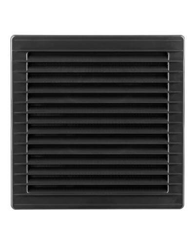 Ventilationsgaller EDM 87730 Antracitgrå 17 x 17 cm Myggnät