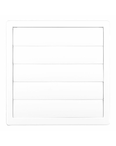 Grille de Ventilation EDM Blanche 17x17 cm, Ventilation Efficace
