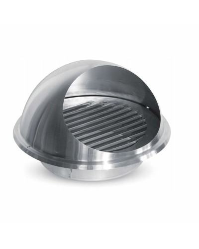 Grille d'aération EDM Ø 12,5 cm, pour recirculation d'air et ventilation dans salle de bain et cuisine.
