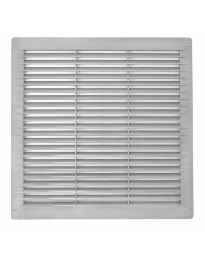 Tuuletusritilä EDM 87707 Harmaa 25 x 25 x 0,7 cm Hyttysverkko