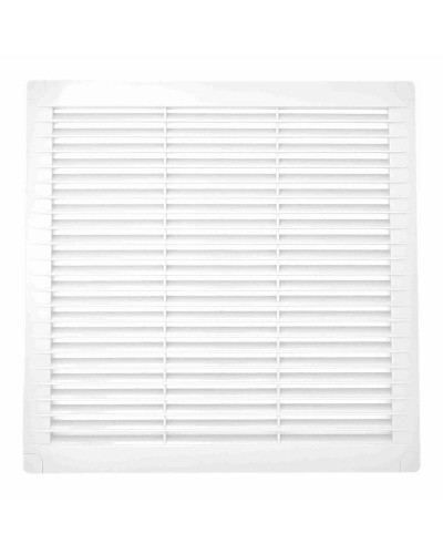 Griglia di Ventilazione EDM 87708 Bianca 0,7 cm | Ventilazione Sicura con Zanzariera