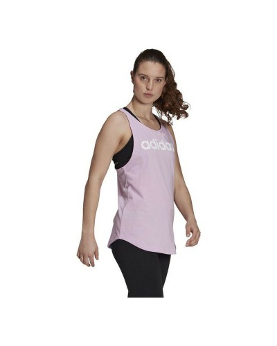 Canotta Donna Adidas Essentials Logo Lavanda