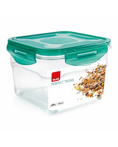 Boîte à Déjeuner Hermétique Ibili 1,5L | Pour Aliments Frais | 15,5x15,5x10cm

