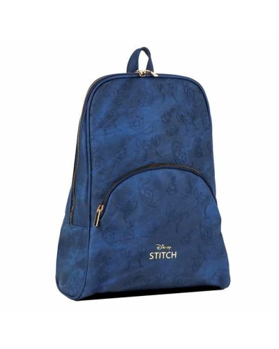 Casual Backpack Stitch Blue 27,1 x 34 x 12 cm