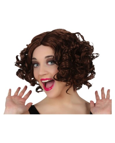 Wigs Brown Curled