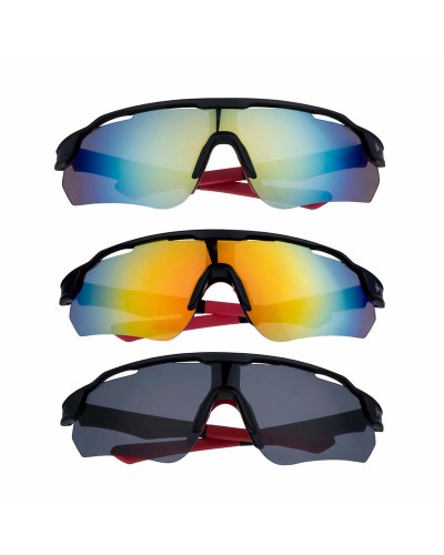 Dunlop Gafas de Sol Unisex - Montura Negra Lentes Protectoras
