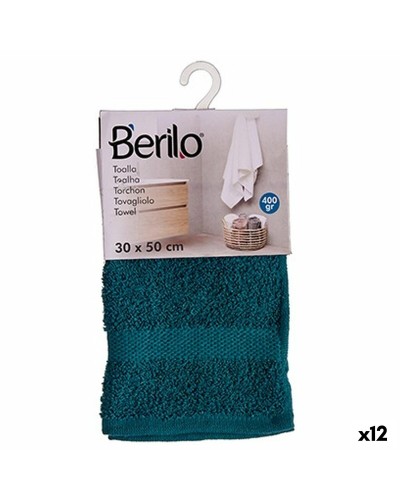 Blue Terry Towel - 30x50 cm - Pack of 12
