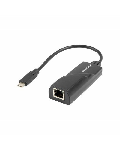 Adattatore USB C con Rete RJ45 Lanberg NC-1000-02 Nero 0,15 m