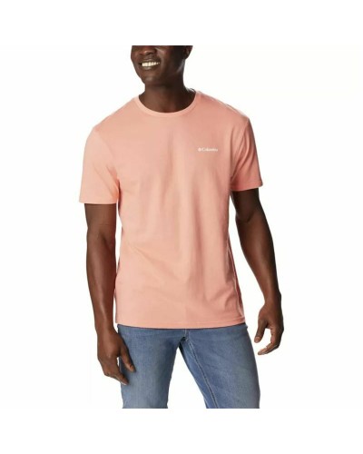 Columbia North Cascades : T-shirt Homme Saumon, Manches Courtes Respirant
