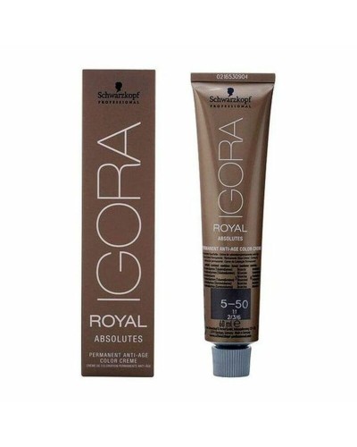 Schwarzkopf Igora Royal Absolutes 5-50: Tinte Permanente Antiedad - 60ml
