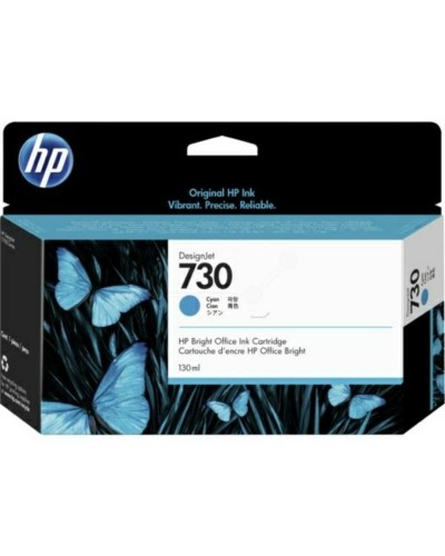 Originele inkt cartridge HP 730 (P2V62A) Zwart Cyaan