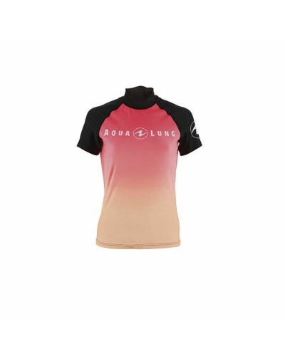 Aqua Sphere Women's Rash Guard Pink - UV Protection Swim T-Shirt
