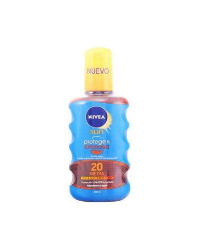 Nivea Sun Aceite Solar Protector SPF20 - Hidratación & Protección UV
