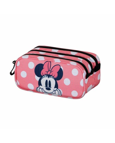 Tredubbel Carry-all Minnie Mouse Karactermania Rosa
